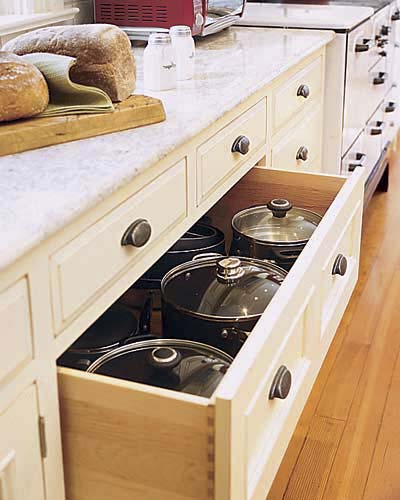 kitchen storage drawers