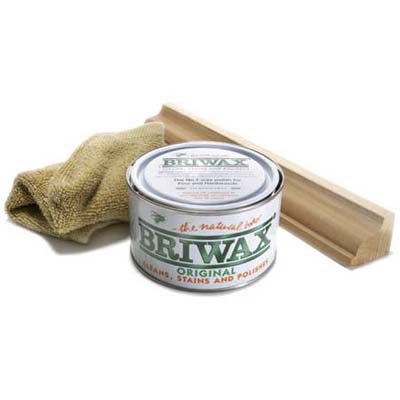 Briwax cleans and seals wood surfaces