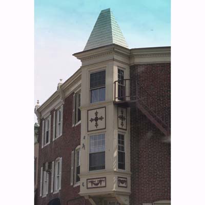 Rectangular turret