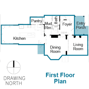 Arlington Italianate First Floor