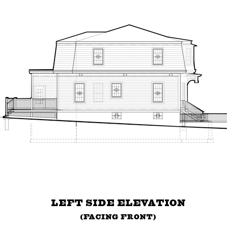 roxbury left elevation

