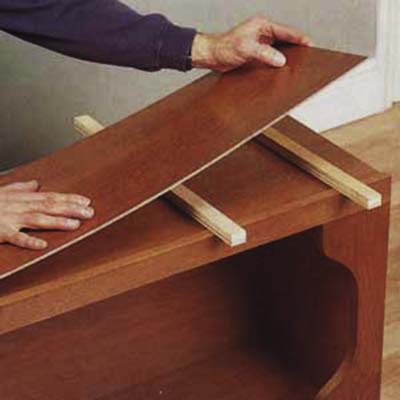 Apply skins to bookcases