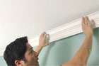 how to install easy crown molding