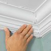 push the two mitered ends together to create the inside corners