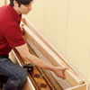 installing the hinge support