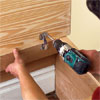 installing the mudroom bench seat lid
