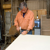 Tom Silva building the top of the sideboard