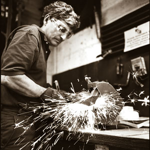 Sharpen the blades of your mower
