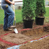 Digging a trench