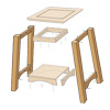 side table construction diagram