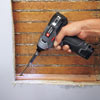man securing the blocking for wall niche installation