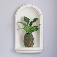wall niche in foyer