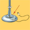 base of a lamp to rewire