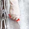 vary the grain for faux wood grain painting