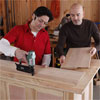 installing the bar-top base