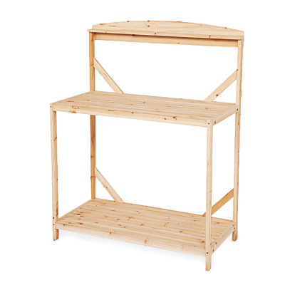 a potting bench made by Jack-Post Corp.
