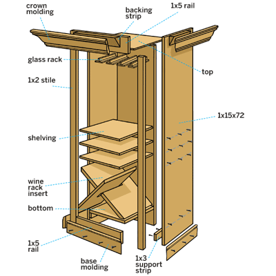 cocktail hutch overview