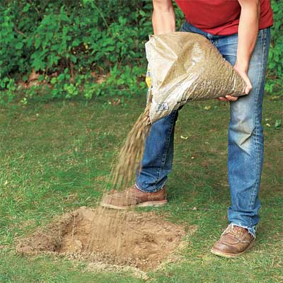 Add the Bed Gravel to make a planter bench