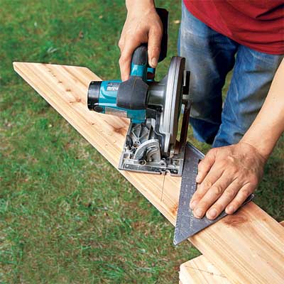 Miter the Cap Pieces to make a planter bench