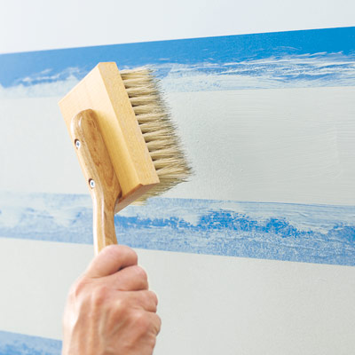hand stippling glaze for stipple stripes paint effect