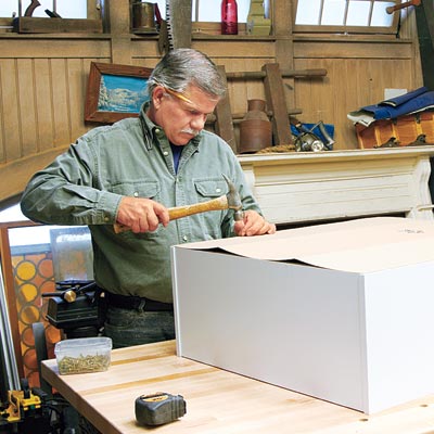 Tom Silva puts together a ready-to-assemble bookcase