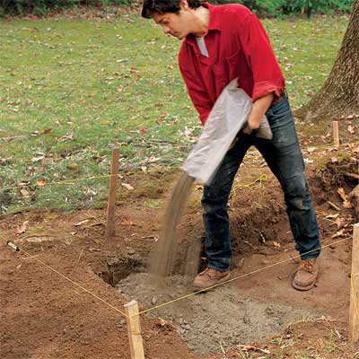 add the paver base to build a stone planter