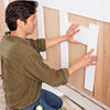 installing the wainscoting stiles