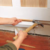 installing the wainscoting bottom rail
