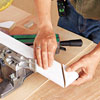 holding the wainscoting return cap in place