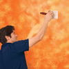 how to paint a color wash step six: dry-brush the finish