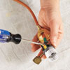 wiring a light socket to a brass housing
