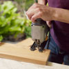 cutting the notch for the front leg of a Westport chair with a jigsaw