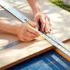 marking and cutting MDF for the bed frame of a storage bed