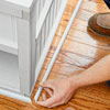 installing the shoe molding for a storage bed