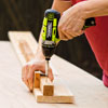 Mark Powers builds the trellis legs