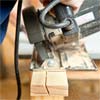 Make a French Cleat to build a wall-mounted coatrack