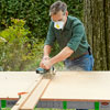 cutting pieces for a columned room divider