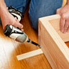 attaching the base for a columned room divider