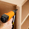 attaching end stiles to the face frame of a columned room divider