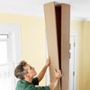 assembling the column of a columned room divider
