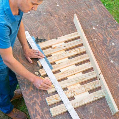 Trim Balusters to Length To Build a Decorative Driveway Marker
