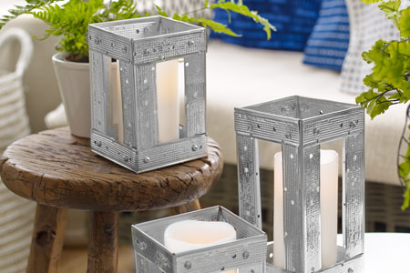 how to make a candleholder out of drywall corner bead