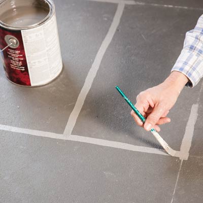 painting the basketweave pattern