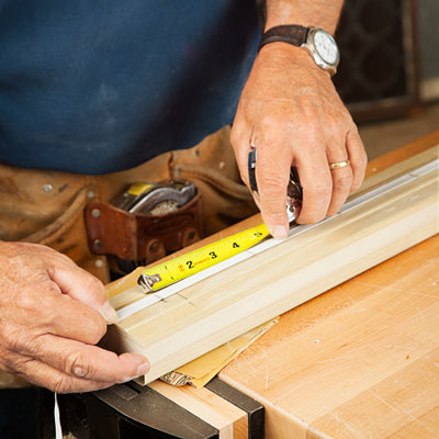 marking the space between balusters