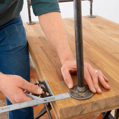aligning the flanges