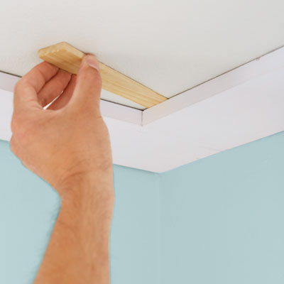 shimming the seams to make crossbeams flush with each other