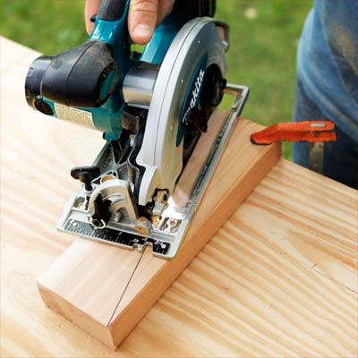 Make the Angled Cuts to build a compost bench