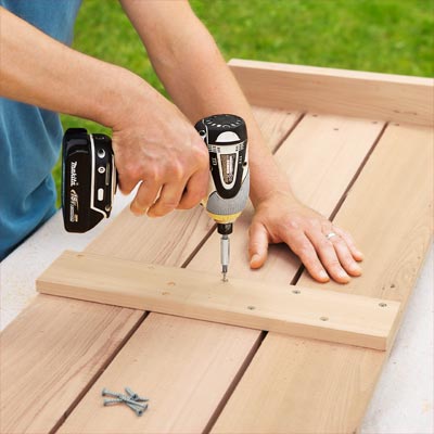Attach the Batten to build a compost bench