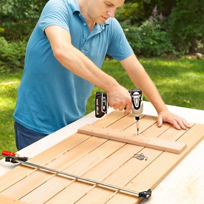 Assemble the Seat Slats to build a compost bench