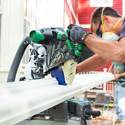 Cut Sections to Length when installing fiberglass gutters